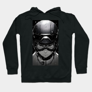 Cool Manga Art Style Boy Hoodie